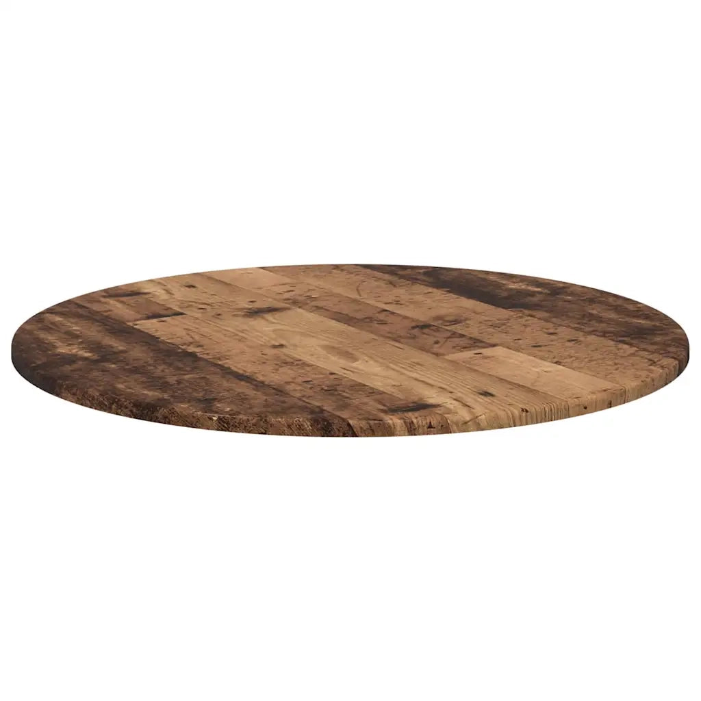 Piano del tavolo Legno vecchio Ø 70 x 1,5 cm Legno multistrato 880419