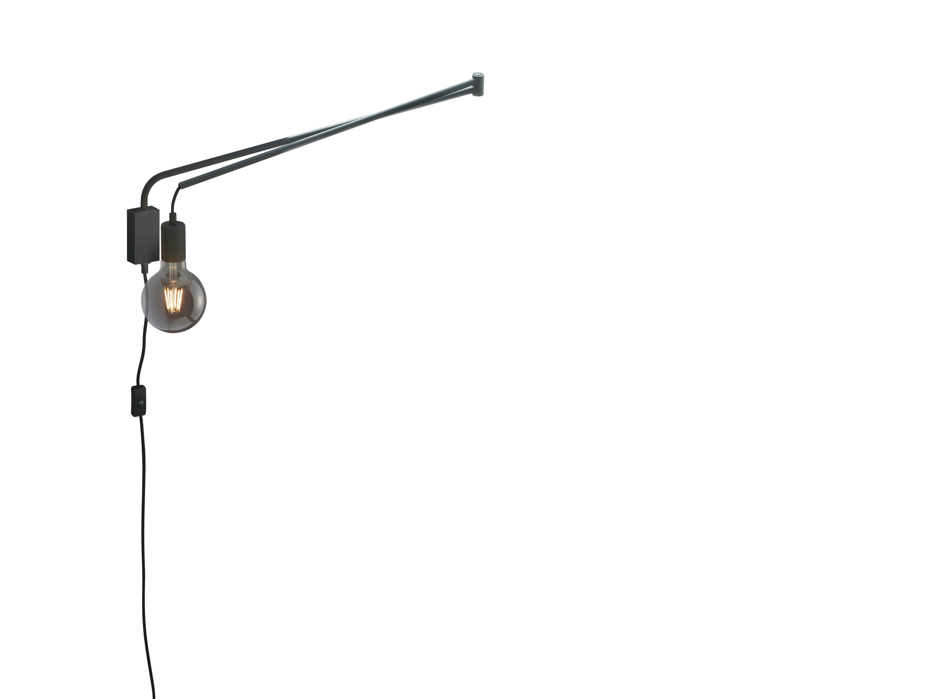 Applique da Interno a LED in Metallo Nero Opaco