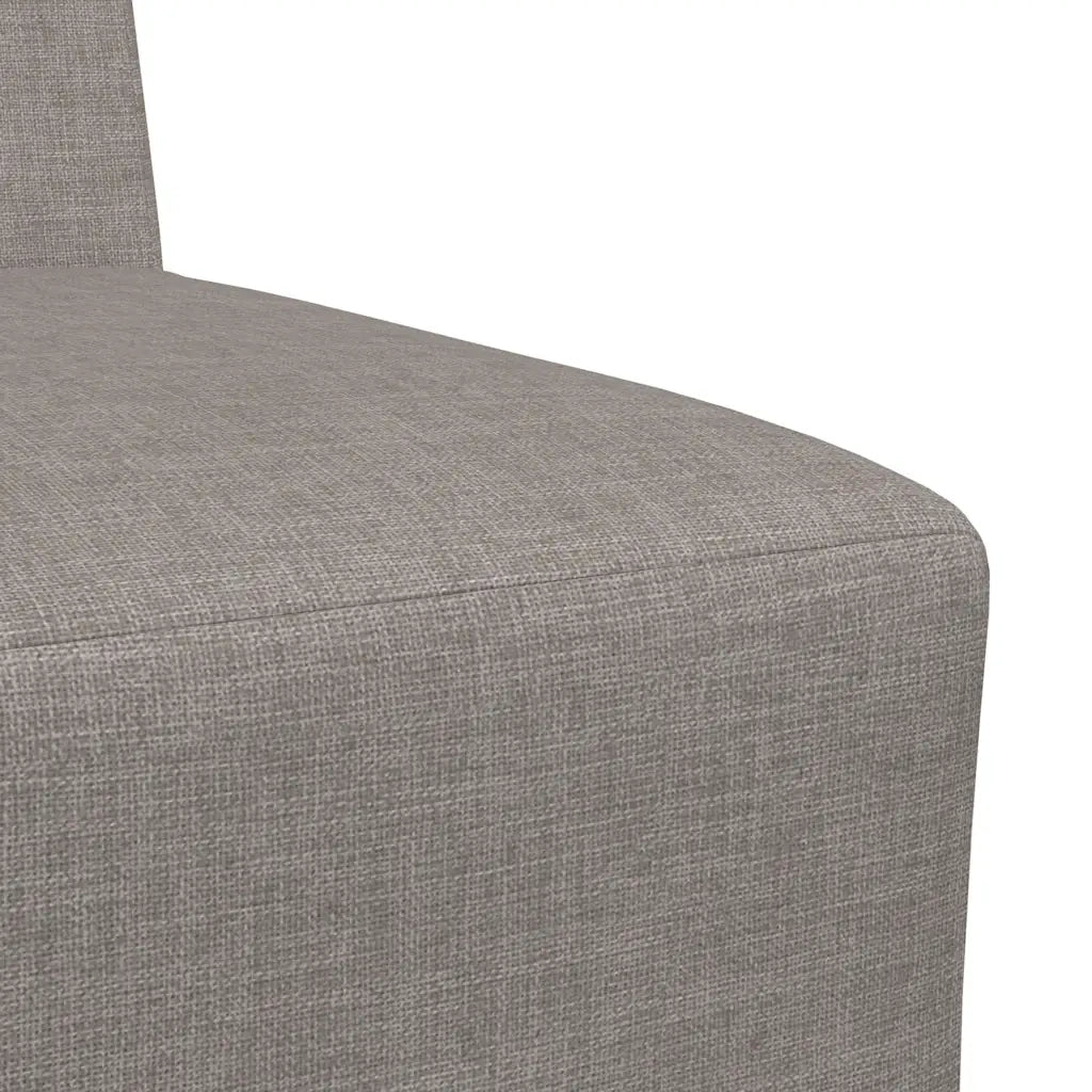 Divano componibile senza braccioli tortora 55 cm in tessuto 4108474