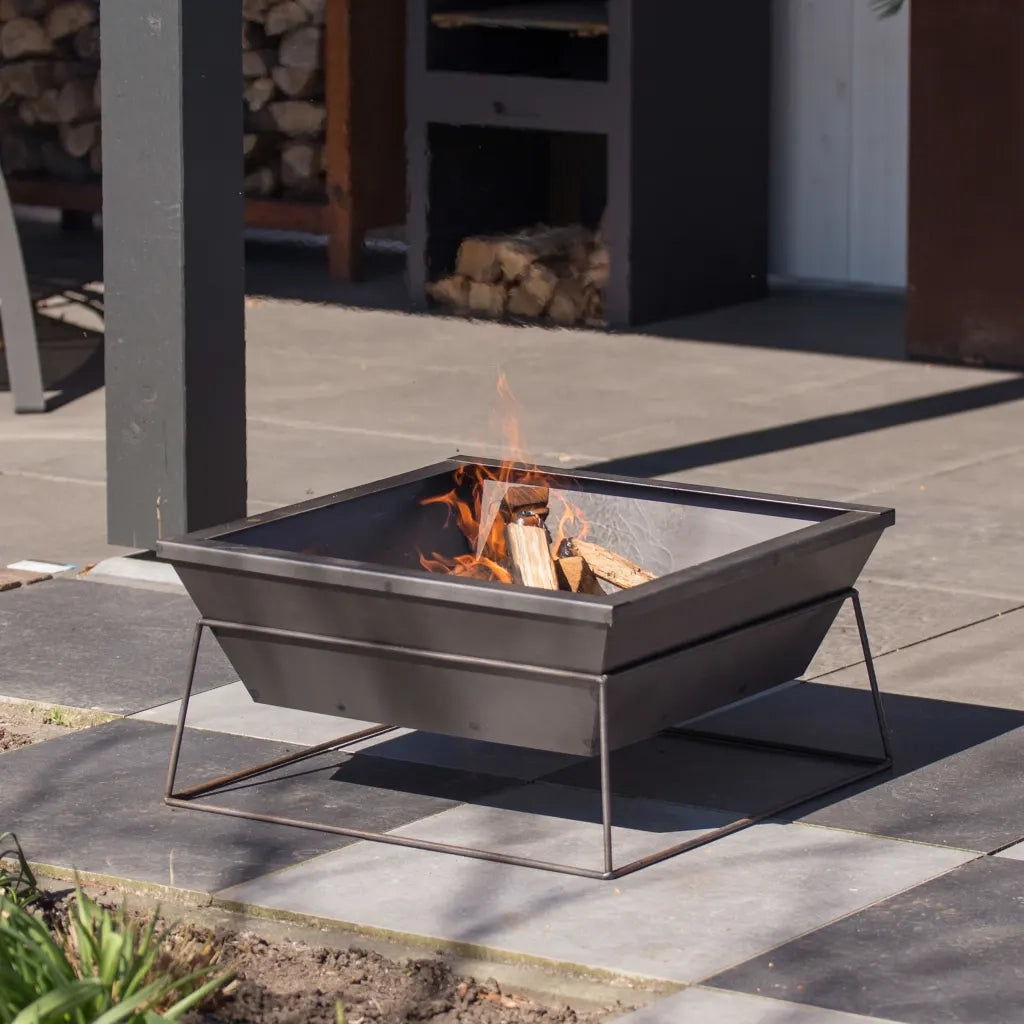 RedFire Braciere Reso in Acciaio Grigio 433447