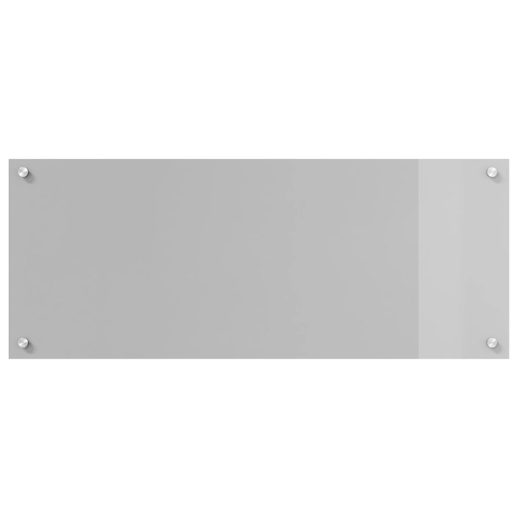 Schienale Cucina Grigio Chiaro 100x40x0,6 cm in Vetro Temperato -