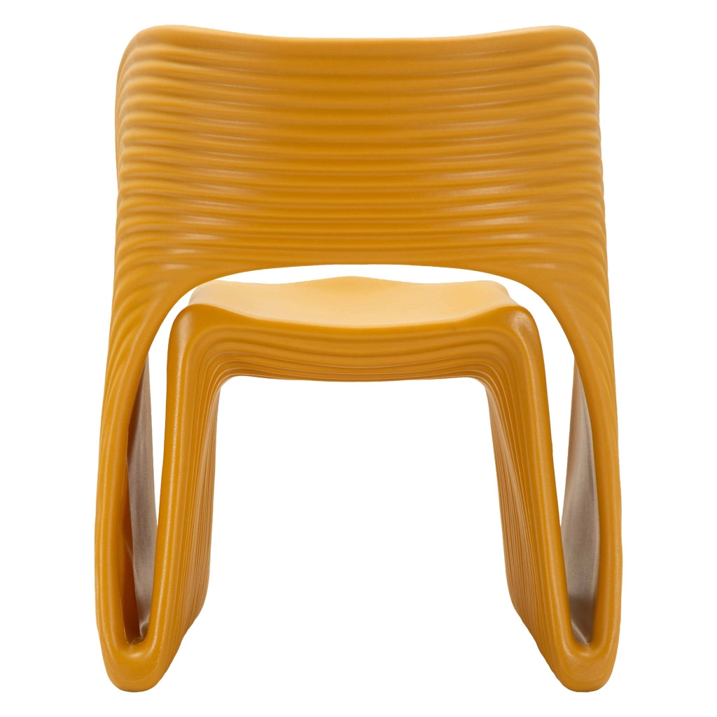 Poltroncina Galire, Poltrona Adatto per Indoor/outdoor, 59x79x68h cm Arancione Senape