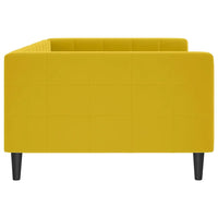 Letto da Giorno Giallo 100x200 cm in Velluto 354020
