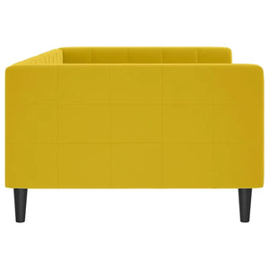 Letto da Giorno Giallo 100x200 cm in Velluto 354020