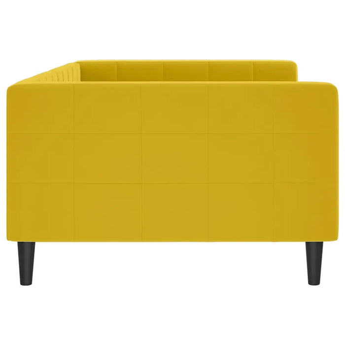 Letto da Giorno Giallo 100x200 cm in Velluto 354020