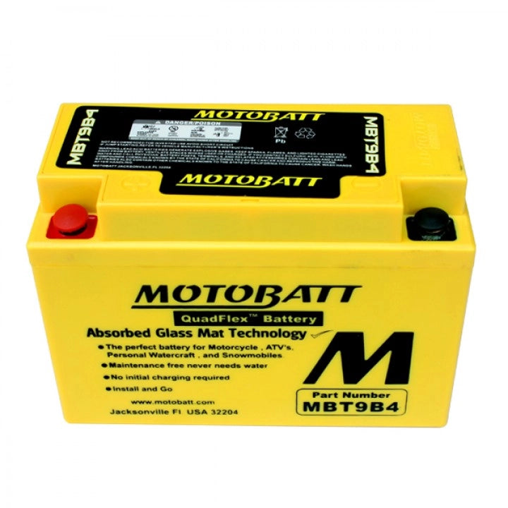 BATTERIA MOTOBATT AGM MBT9B4 12v 9Ah BQ022
