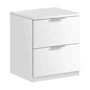 KIT COMODINO 2 CASSETTI 46X38X34 BIANCO- FORES HABITAT- 1,0 pz