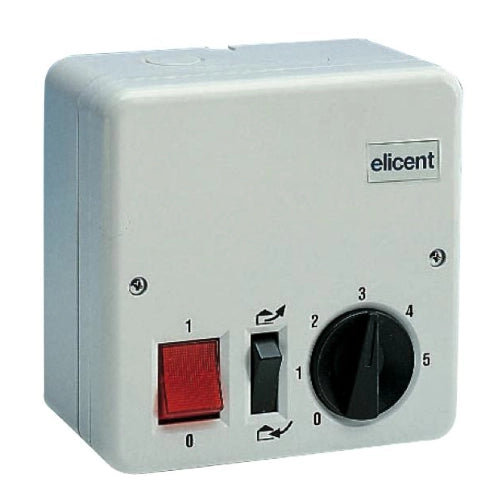 ELICENT REGOLATORE DI VELOCITÀ REVERSIBILE A 5 VELOCITÀ (MAX 0,5A) - RVS/R 5V