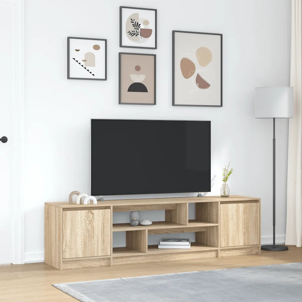 Mobile Porta TV-Credenza per TV Rovere Sonoma 188,5x41x50 cm in Truciolato