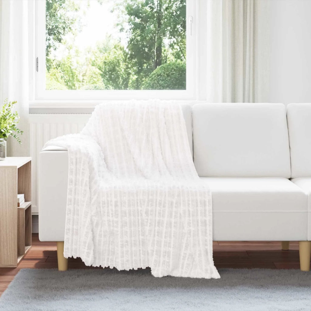 Coperta Bianco 150 x 130 cm Panno