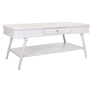 Tavolino in metallo bianco 120x60x53h