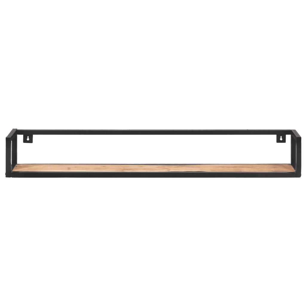 Mensole a Muro 2 pz 120 cm in Legno Massello di Acacia 320675