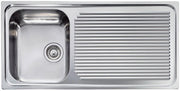 Lavello AURORA 101X50 1 vasca destra+ gocciolatoio ACCIAIO INOX 011045.D1.01.2016
