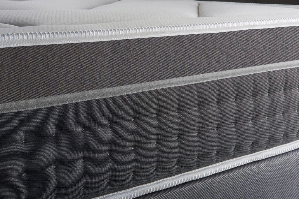 Materasso 200x200 cm a molle insacchettate e memory foam - Trente