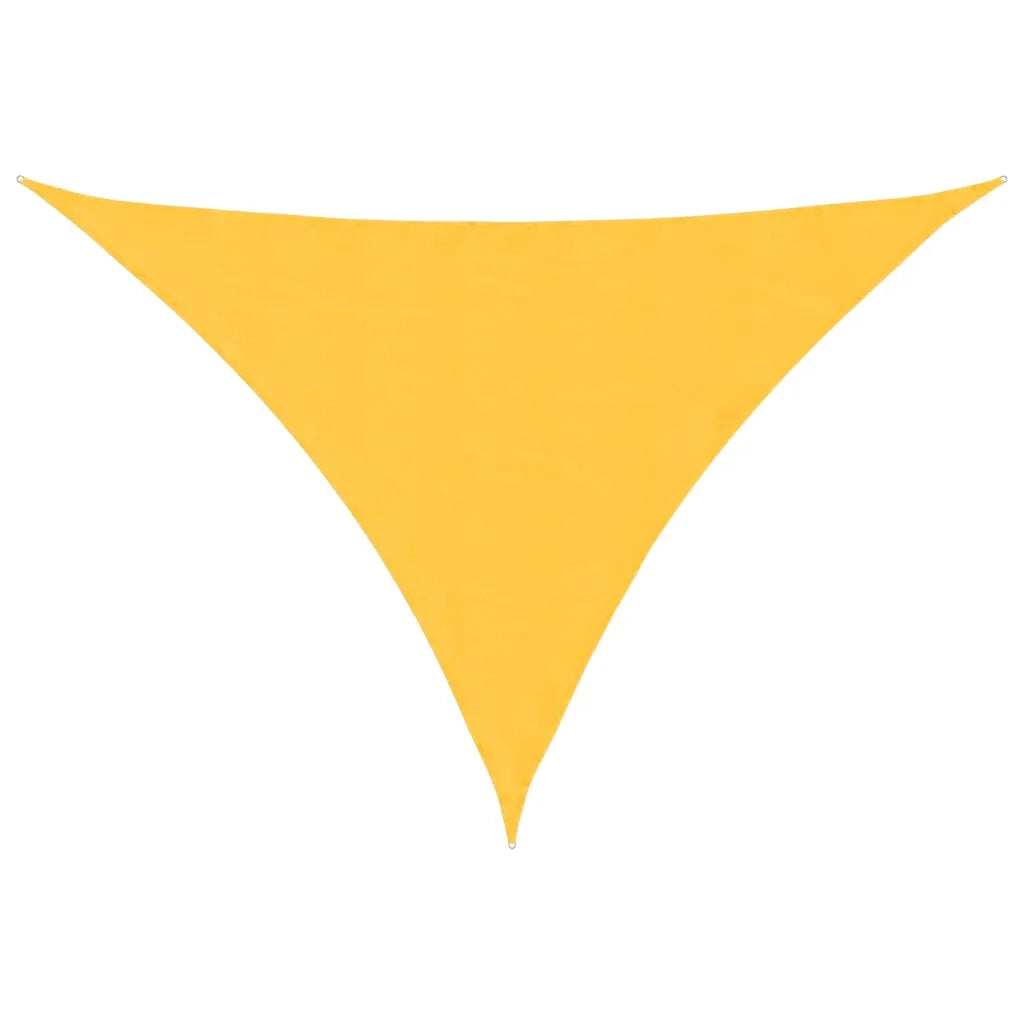 Parasole a Vela Oxford Triangolare 3,5x3,5x4,9 m Giallo cod mxl 21233