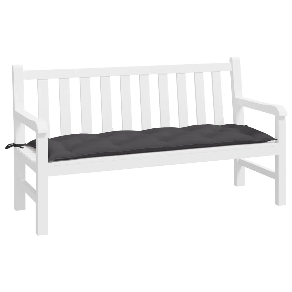 Cuscino per Panca-Cuscini per panchina Antracite 150x50x7 cm in Tessuto Oxford 108149