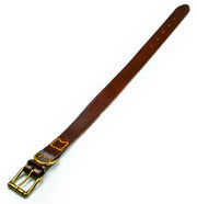 Utilia Pet COLLARE IN CUOIO EXTRA SFODERATO cm. 62x3,0 col. Assortiti