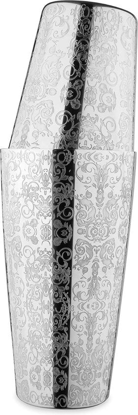 Shaker Cocktail a Doppio 750 ml in Acciaio Inossidabile, Boston Shaker Professionale, Accessori Bar di Alta Qualità, 2-delig (inciso)