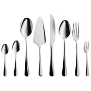 Set di posate in acciaio argentato 70 pezzi Coltello Cucchiaio Forchetta Cucchiaino da torta Paletta da torta Cucchiaio da caffè da insalata