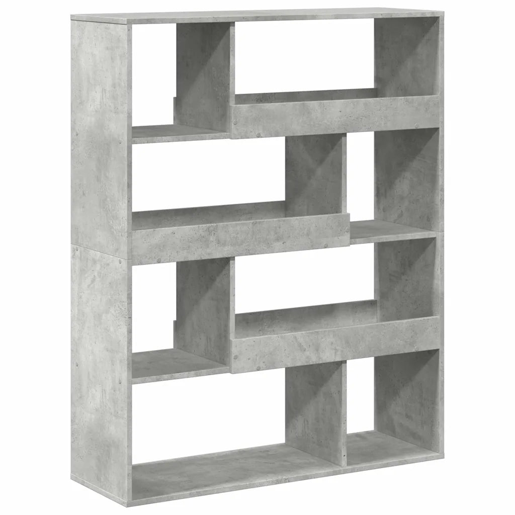 Libreria Grigio Cemento 100x33x125,5 cm in Legno Multistrato 3309333