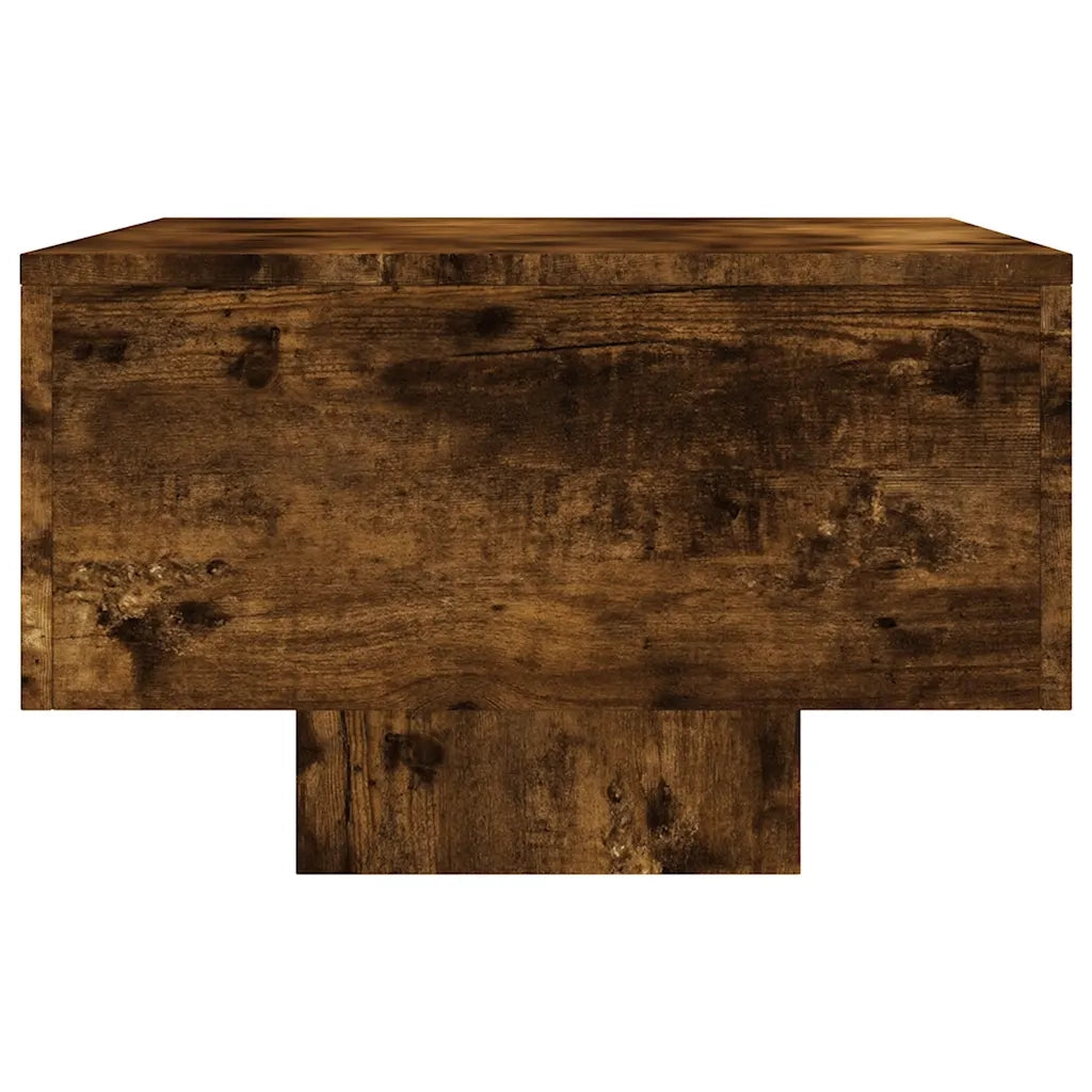 Tavolino da Salotto-Tavolino da soggiorno-Tavolo Rovere Fumo 100x49,5x31cm Legno Multistrato
