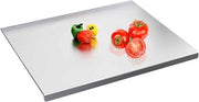 Piastra di Taglio in Acciaio Inox 40cm x 30cm - Durevole e Facile da Pulire - Ideale per la Cucina e la Frittura - Piastra di Taglio per Carne, Verdure, Frutta e Pizza