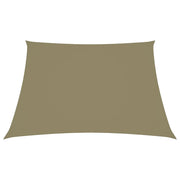Vela ombreggiante/ombrellone rettangolare in tessuto Oxford 2,5 x 3 m beige 02_0009549