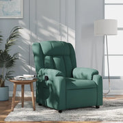 Divano Sedia-Poltrona Reclinabile in Tessuto Verde Scuro 274341