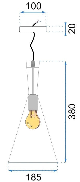 Lampada Da Soffitto Costa B Nera