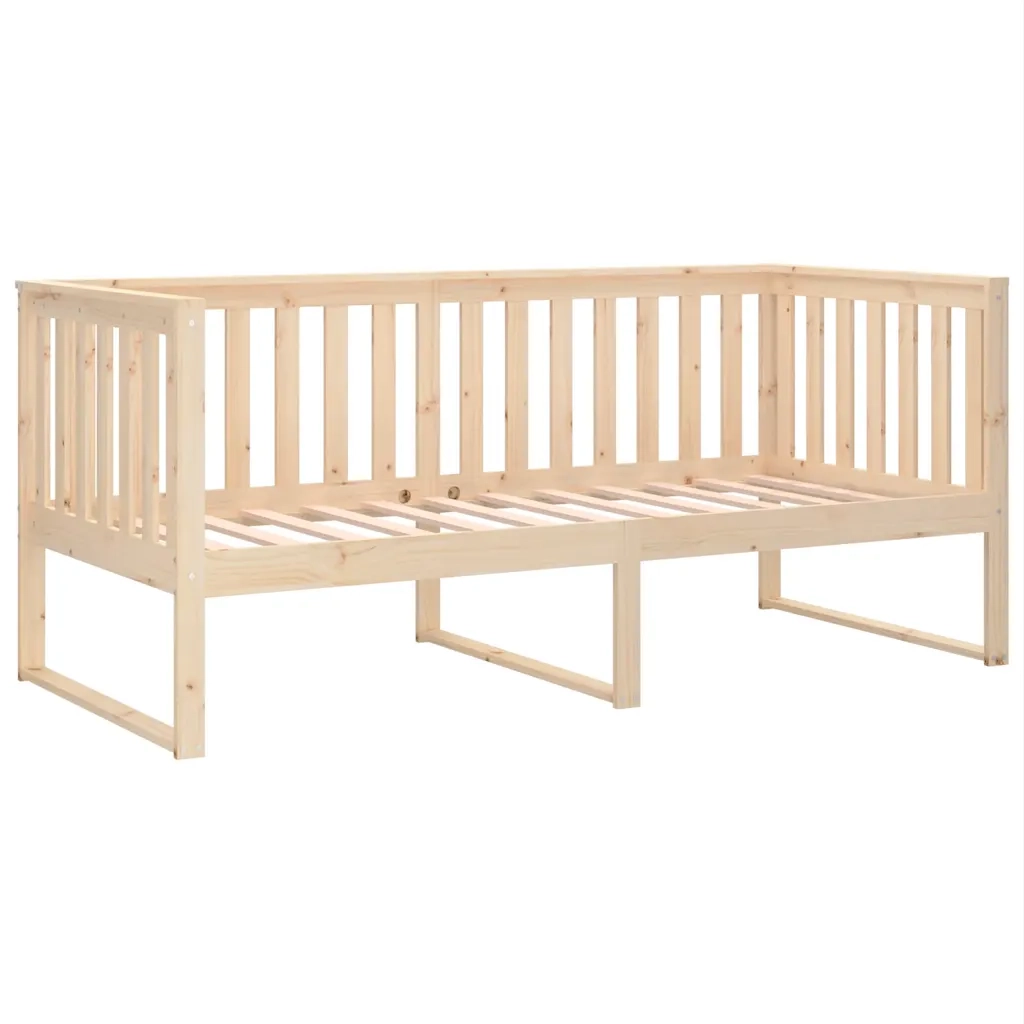 Letto singolo | Letto per adulti | Dormeuse senza Materasso 100x200 cm in Legno Massello di Pino