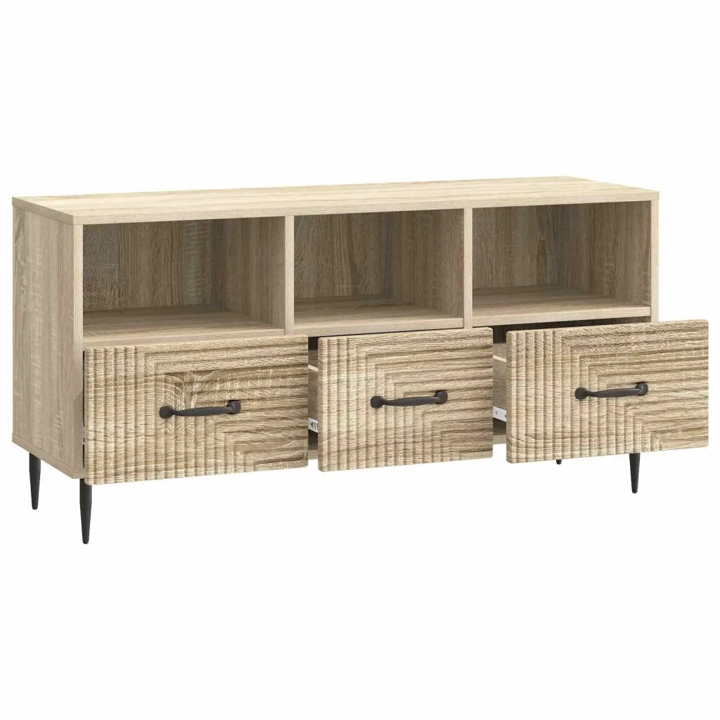 Mobile TV Rovere Sonoma 102 x 34,5 x 50 cm Legno ingegnerizzato 894907