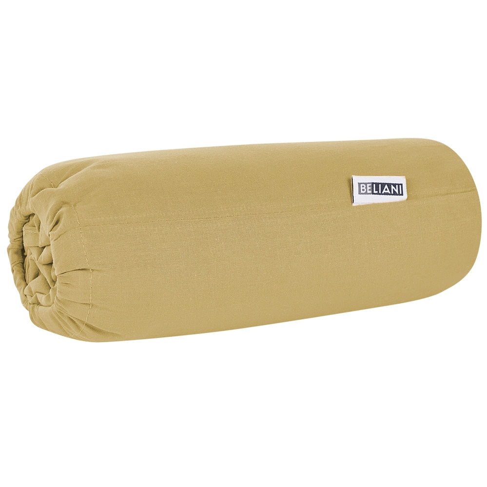 Lenzuolo con angoli cotone verde oliva 90 x 200 cm con bordi elastici modello classico a tinta unita camera da letto classica