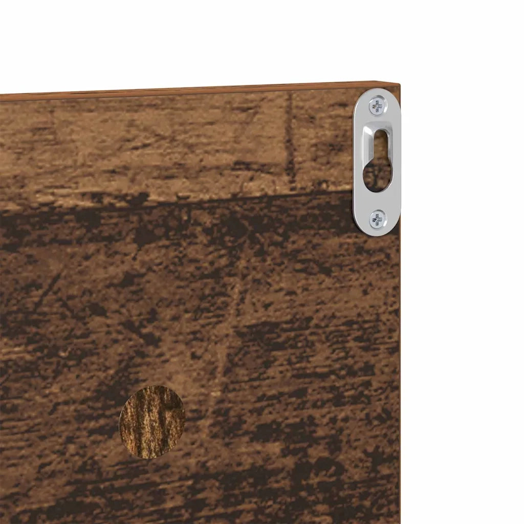 4 pz Scaffali da Parete | Mensola sospesa Legno vecchio 80 x 11,5 x 18 cm