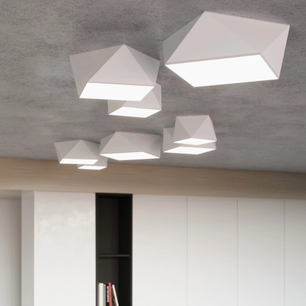 Lampada a soffitto HEXA 35 bianco