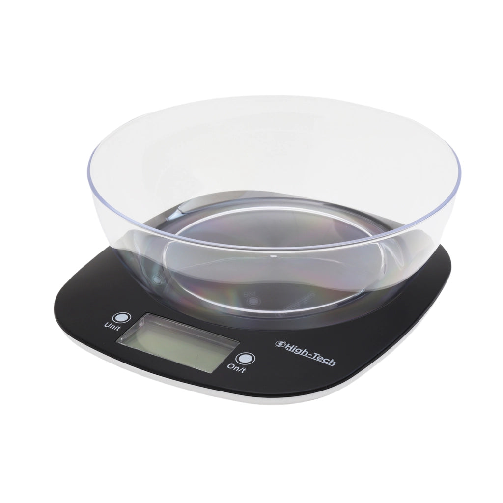 HIGH-TECH BILANCIA DIGITALE IN PLASTICA CON CIOTOLA PORTATA MASSIMA 5 KG