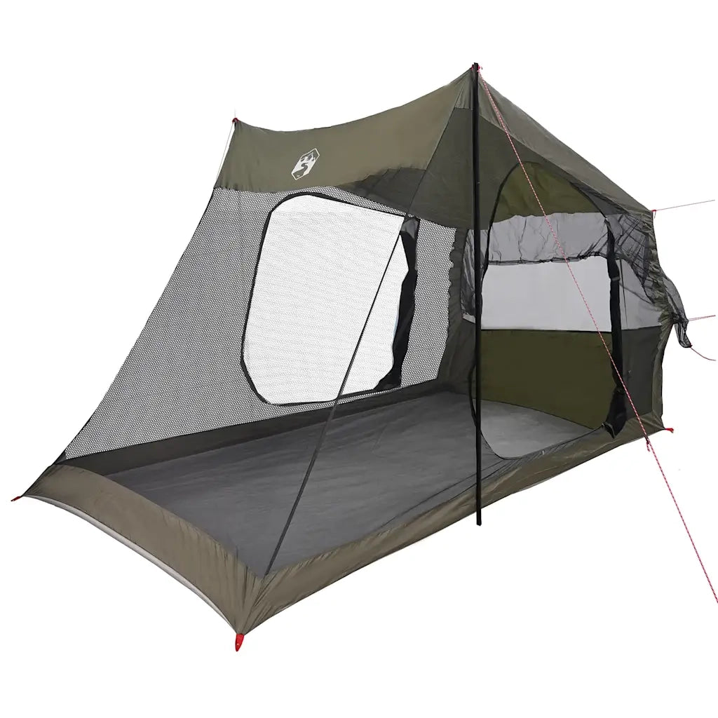 Tenda per Auto per 2 Persone-Tenda da campeggio Verde Oliva Impermeabile