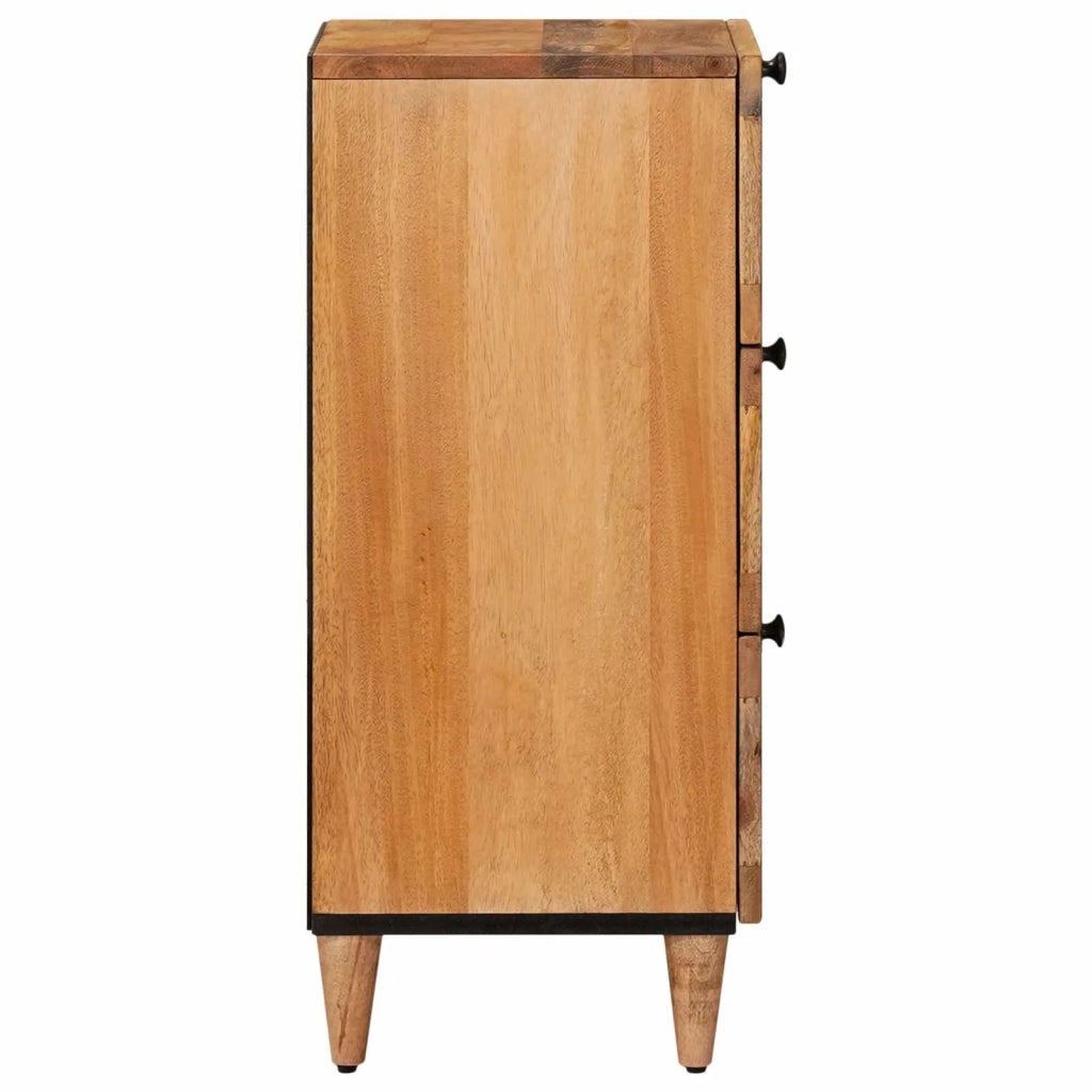 Credenza Naturale 40 x 33 x 75 cm Legno di mango massello