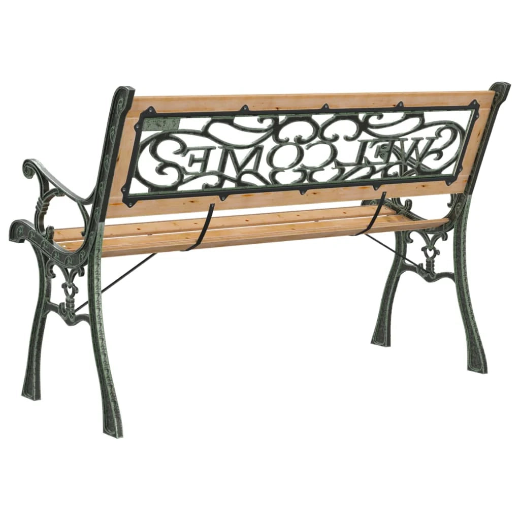Panca da giardino arredo da esterno per terrazza 122 x 51 x 73 cm in legno massello di abete 02_0011216