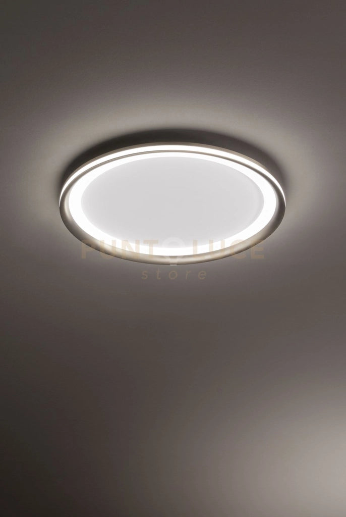 Plafoniera in alluminio colore grigio Edge LED 66W 3000K CRI?83 220-240V 50/60Hz 4620Lm biemissione
