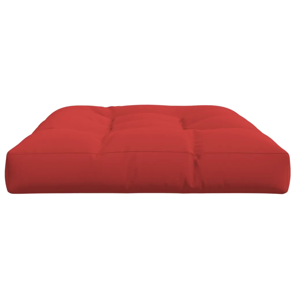 Cuscino per Pallet Rosso 120x80x12 cm in Tessuto 314418