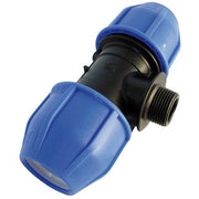 TEE A COMPRESSIONE FILETTO MASCHIO PN16 - MM 32X1M- 5 pezzi