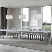 Tavolo allungabile 180/440x90 cm Spimbo Premium colore cemento