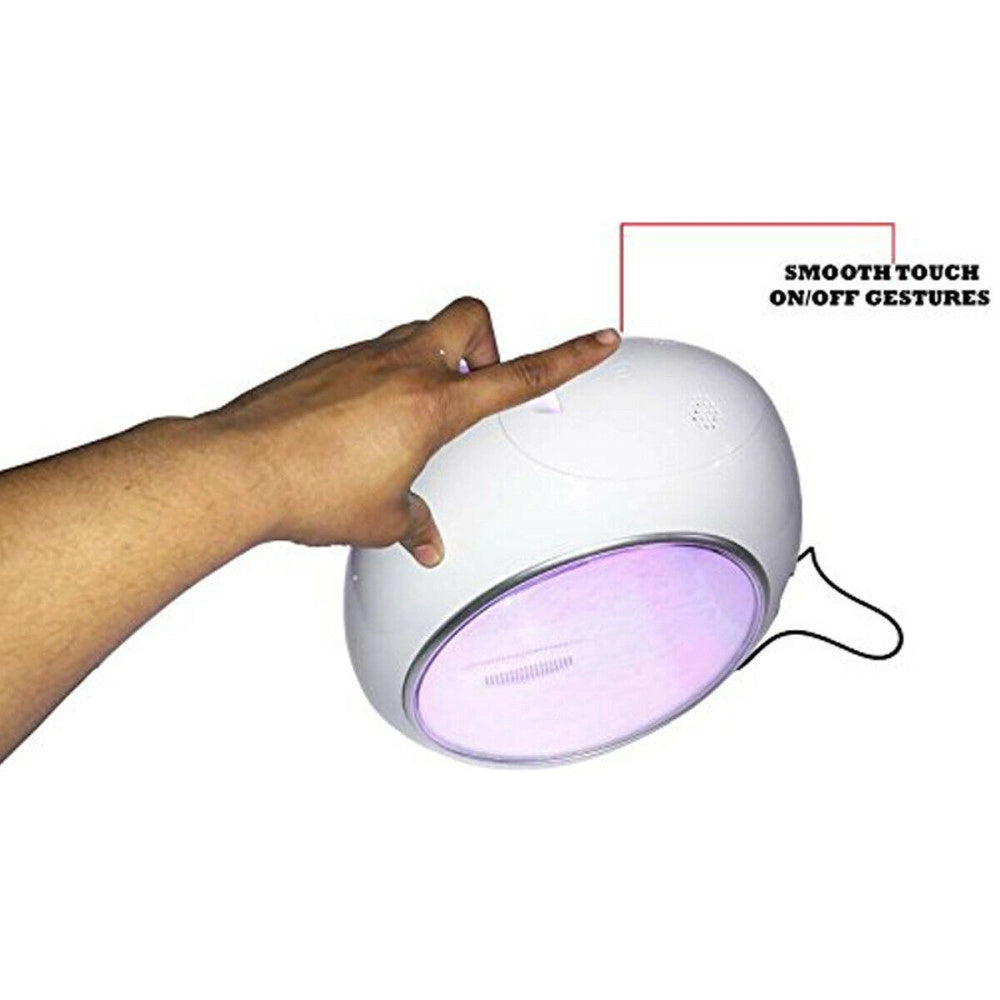 Trade Shop - Acquario Mini Sobo 6.5 Litri Q-3 Luce Led Ovale Pesci Filtrazione Incorporporata -