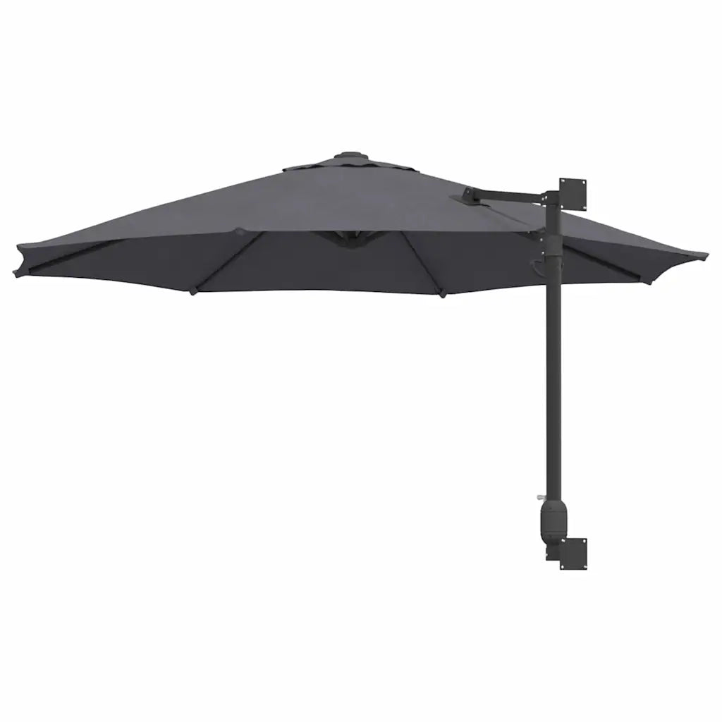 Ombrello da giardino-Ombrellone da spiaggia Antracite 248 x 248 x 148 cm 499209