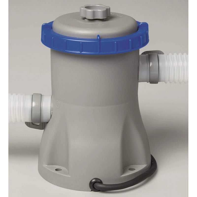 Piscina fuori terra rotonda con telaio in acciaio e pompa filtro inclusa, diametro 366 cm altezza 76 cm capacità 6473 L - Bestway