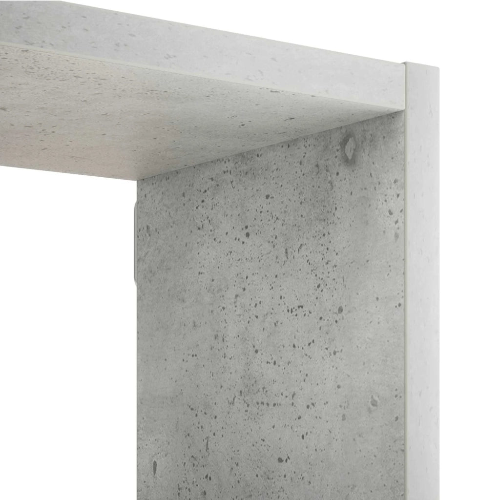 Scaffale da parete Grigio Cemento 87 x 17 x 75 cm 8015123