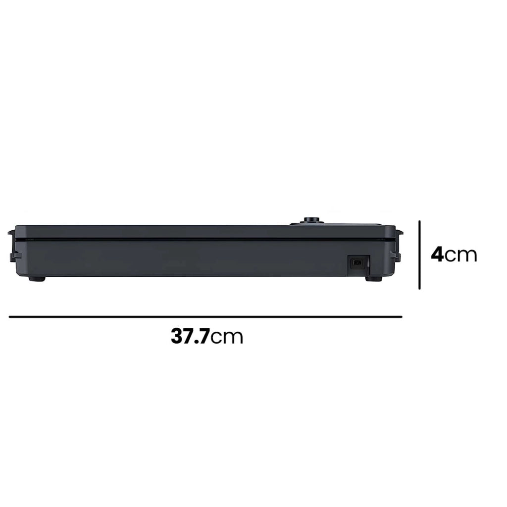 Macchina Sottovuoto Alimentare 90W Compatta Sigillatura 28cm Aspirazione –60kPa Nero Avizar