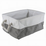 Trade Shop - Porta Biancheria In Tessuto Organizer Per Vestiti Sporchi Bagno Con Manici 10624 -