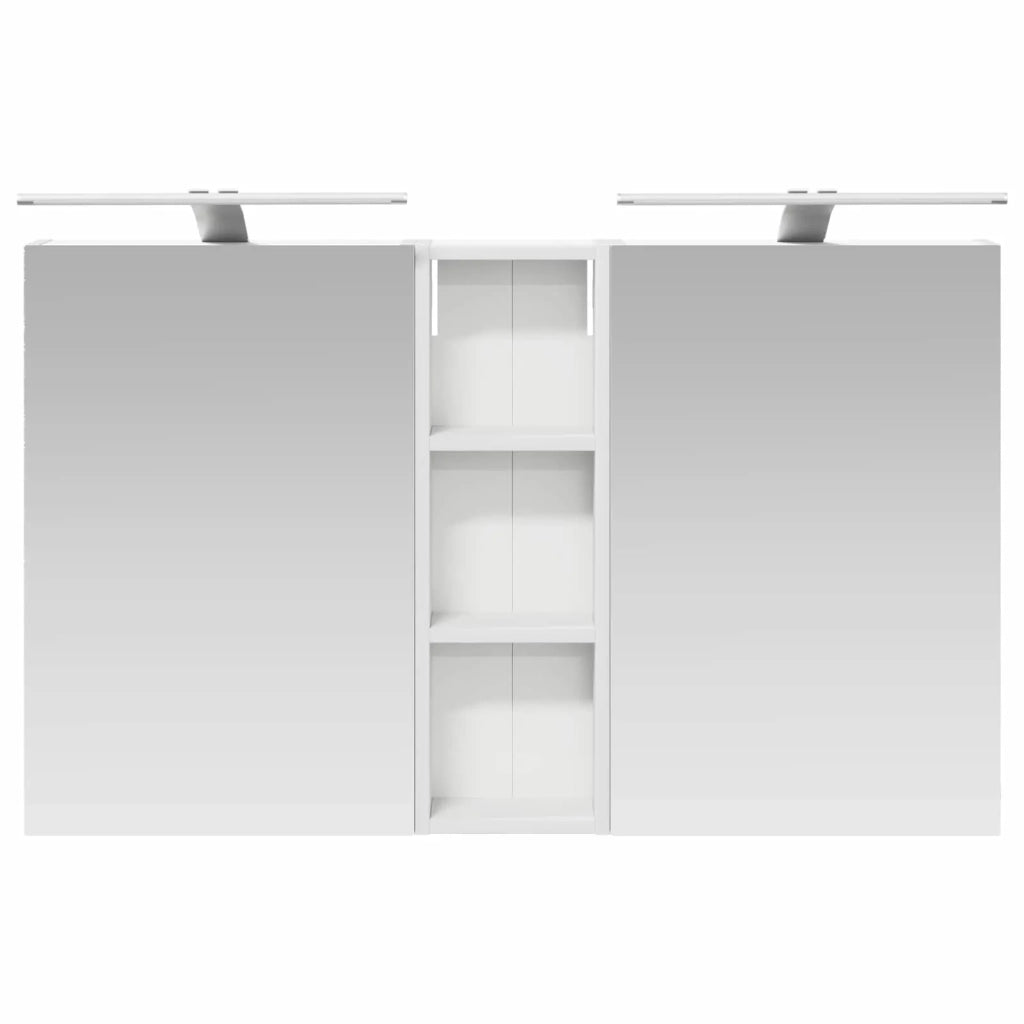 Set di Armadi da Bagno con porta 3 pcs 100 x 10,5 x 60,5 cm 3403704