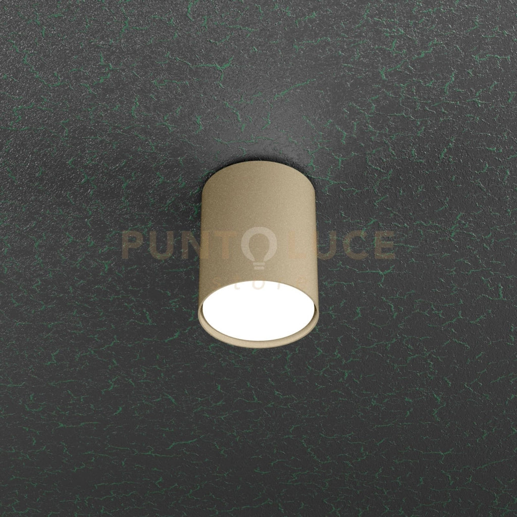 CLOUD PLAFONIERA TUBO H.10 1 LUCE SABBIA 1128-PL10-SA